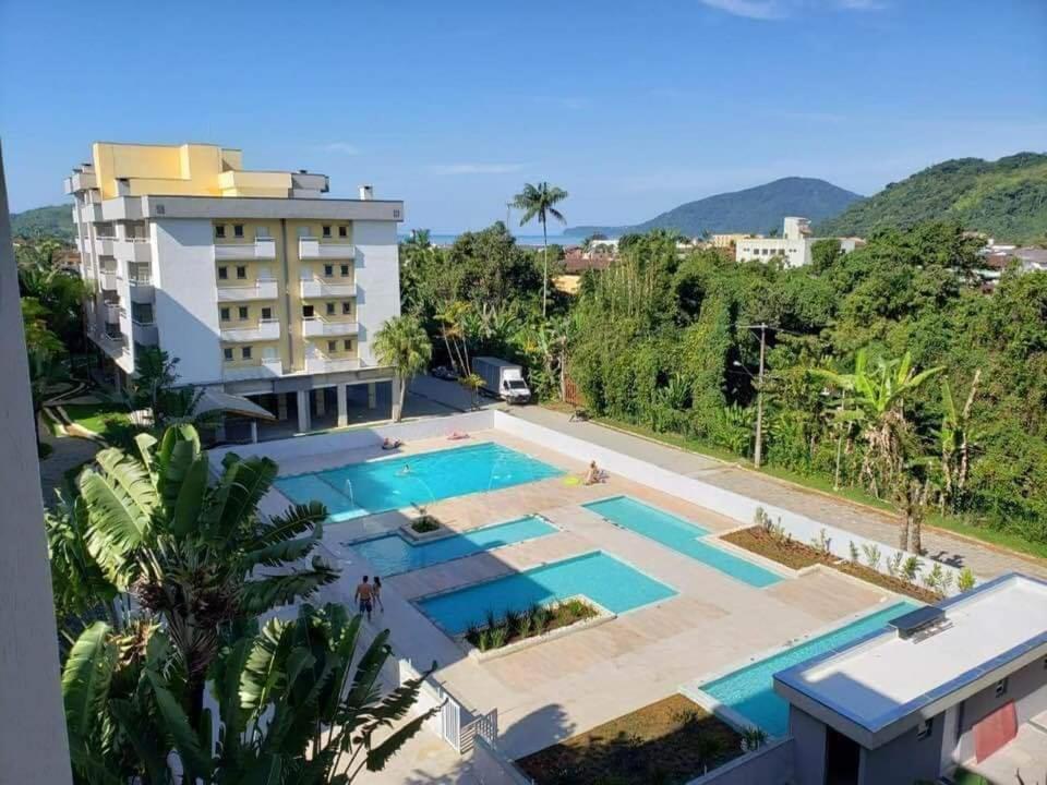Varanda Gourmet, 05 Piscinas, Elevador E Wi-Fi No Condominio Passaredo Ubatuba Extérieur photo